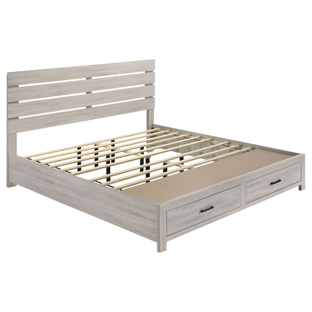 Brantford 4-piece Eastern King Bedroom Set Coastal White