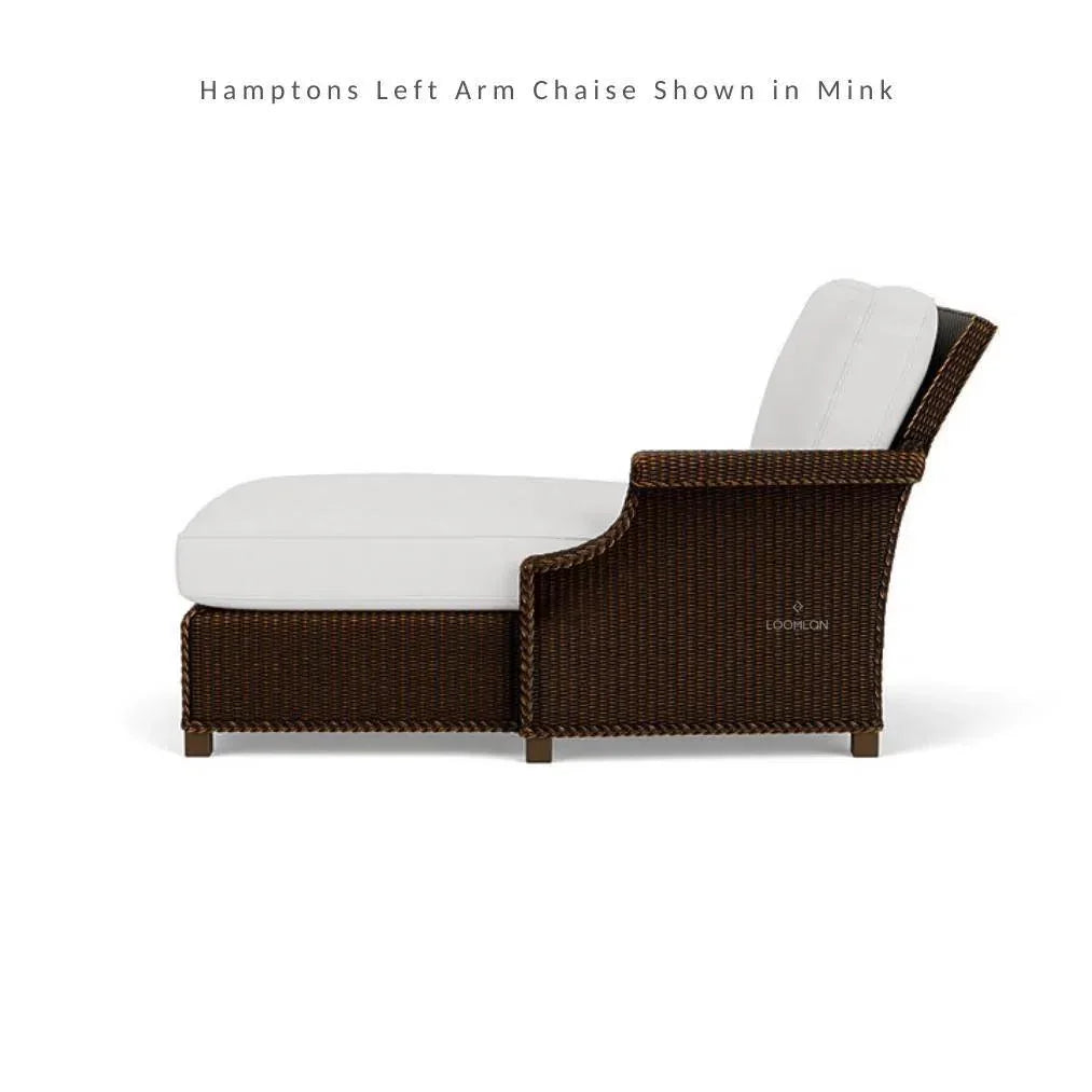 Hamptons Outdoor Wicker Sectional with Coffee Table Set