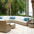 Hamptons Outdoor Wicker Sectional with Lounge Chair Set