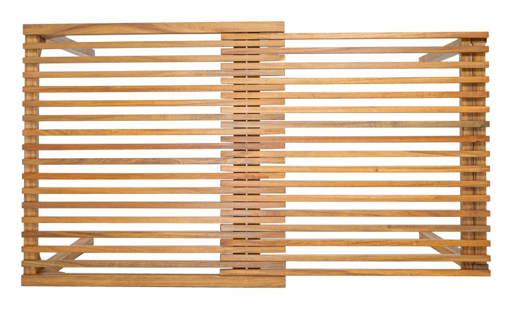 Riviera Natural Wooden Extendable Outdoor Dining Table