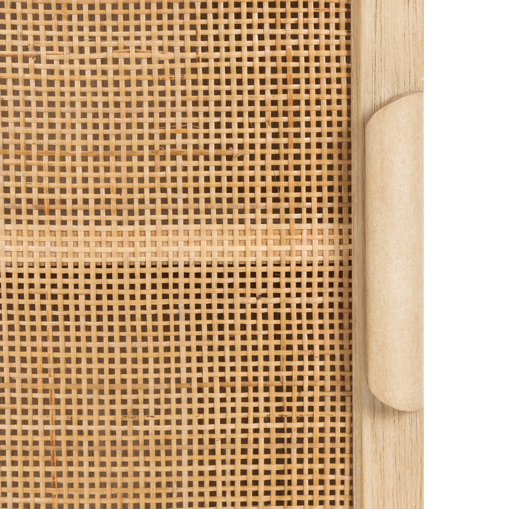 Ori Rattan Wall Cabinet with Cubby